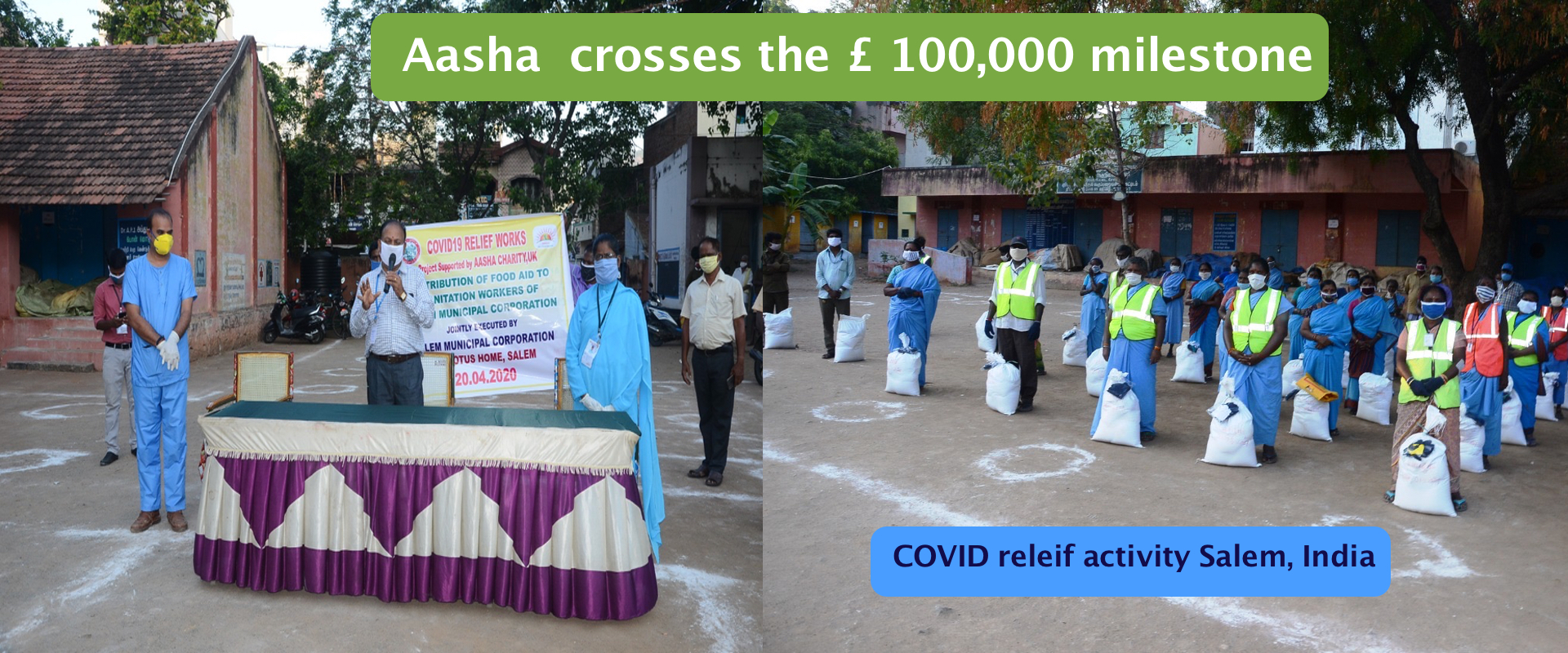 Aasha helps in covid